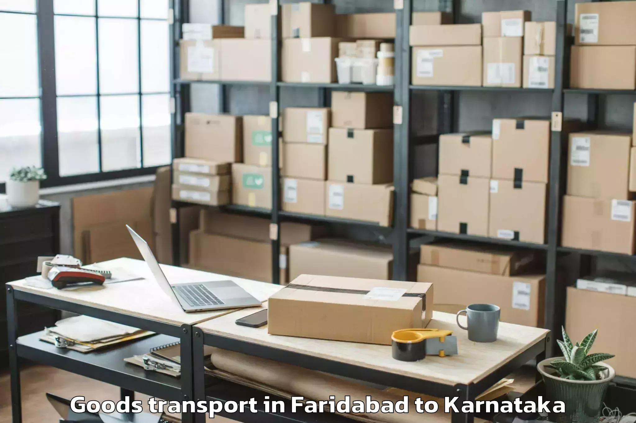 Top Faridabad to Navalgund Goods Transport Available